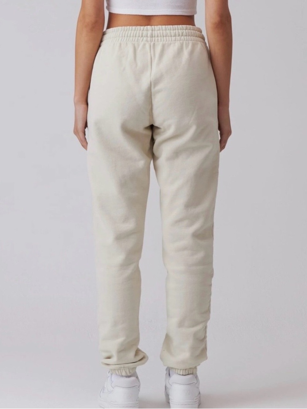 TALENTLESS Cream Track Pants